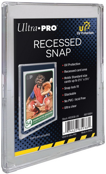 Ultra Pro - Recessed Snap Card Holder