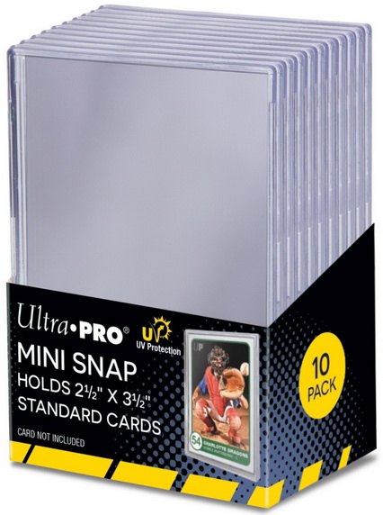 Ultra Pro - Confezione 10x Mini Snap Card Holder