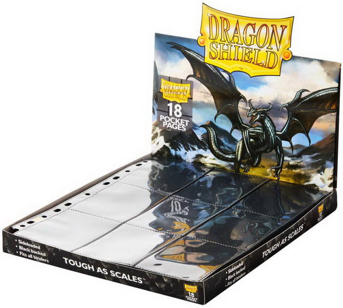 Dragon Shield - Confezione 50 fogli 18-Pocket Pages Clear (AT-10301)