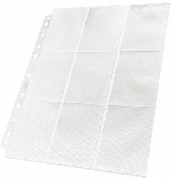 Ultimate Guard - Foglio a 9+9 tasche Side-Load Bianco