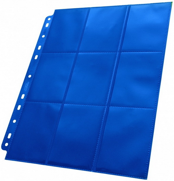 Ultimate Guard - Foglio a 9+9 tasche Side-Load Blue