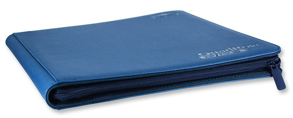 Ultimate Guard - Quadrow Zipfolio 480 24-Pocket XenoSkin Blue
