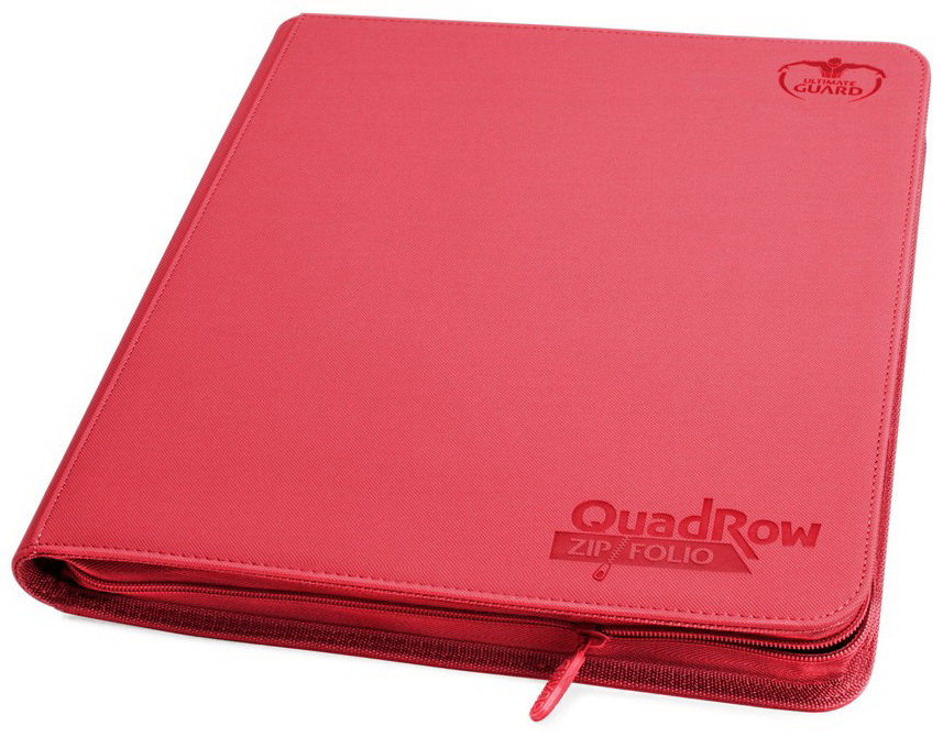 Ultimate Guard - Quadrow Zipfolio 480 24-Pocket XenoSkin Red