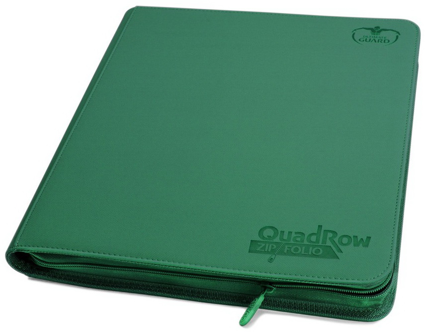 Ultimate Guard - Quadrow Zipfolio 480 24-Pocket XenoSkin Green