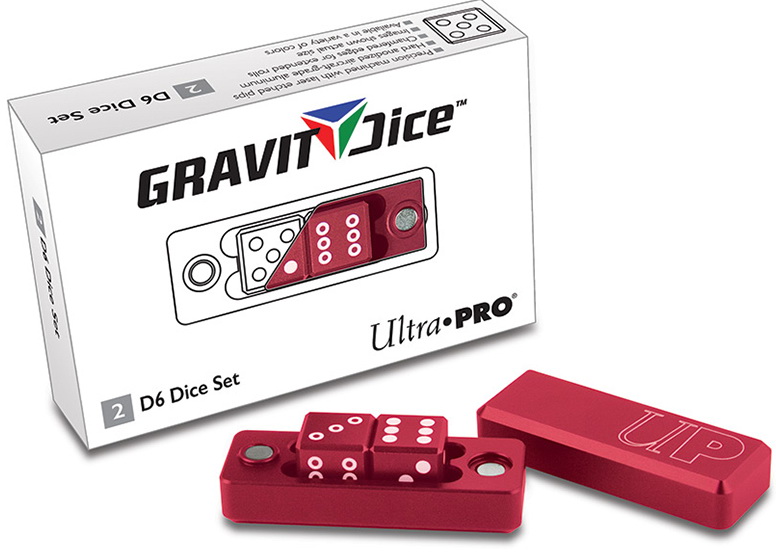 Ultra Pro - Gravity Dice D6 Set 2 Dadi Crimson