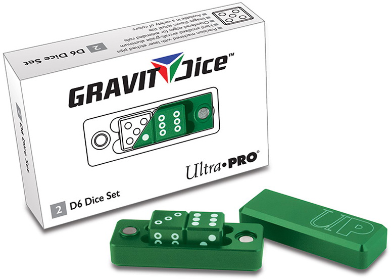Ultra Pro - Gravity Dice D6 Set 2 Dadi Emerald