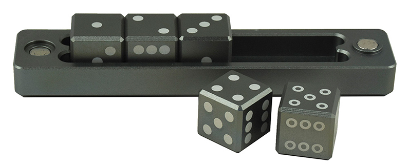 Ultra Pro - Gravity Dice D6 Set 5 Dadi Black Fores