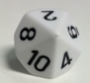 Dadi vari - D10 da 1 a 10