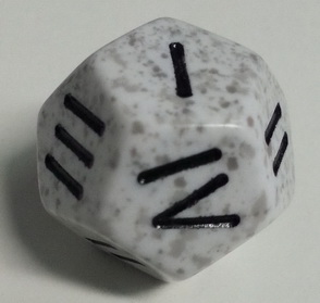 Dadi vari - D4 Numeri Romani Artic Camo