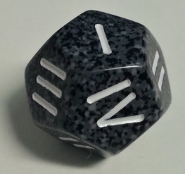 Dadi vari - D4 Numeri Romani Urban Camo