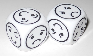 Dadi vari - D6 Smiley Face
