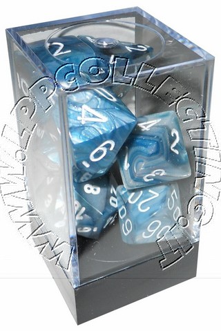 [SA47] Set 7 Dadi - Lustrous Slate w/white