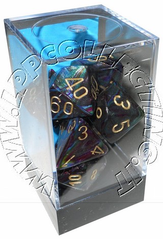 [SA52] Set 7 Dadi - Lustrous Shadow w/gold