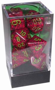 [SP03] Chessex - Set 7 Dadi Speckled Strawberry