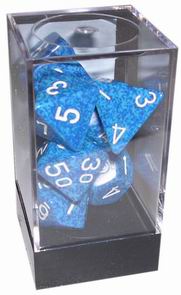 [SP04] Chessex - Set 7 Dadi Speckled Water