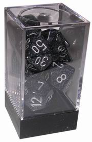 [SP12] Chessex - Set 7 Dadi Speckled Ninja