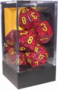 [SP14] Chessex - Set 7 Dadi Speckled Mercury