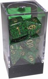 [SP17] Chessex - Set 7 Dadi Speckled Golden Recon