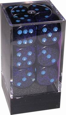 [SP05] Chessex - Set 12 Dadi 16 mm Speckled Cobalt
