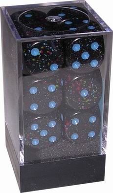 [SP19] Chessex - Set 12 Dadi 16 mm Speckled Blue Stars