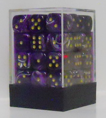 [SA41] Chessex - Set 36 Dadi 12 mm Vortex Purple w/gold