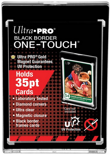 Ultra Pro - 35PT Black Border UV One-Touch Magnetic Holder