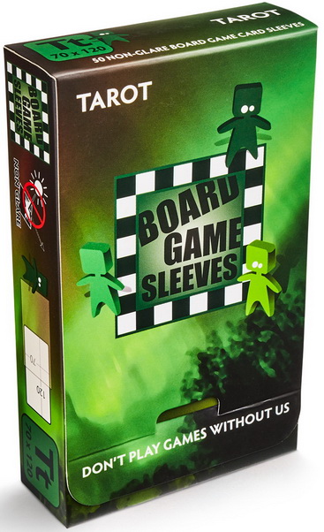 Arcane Tinmen - Confezione 50 non-glare (opache) Board Game Sleeves Tarot 70x120 mm