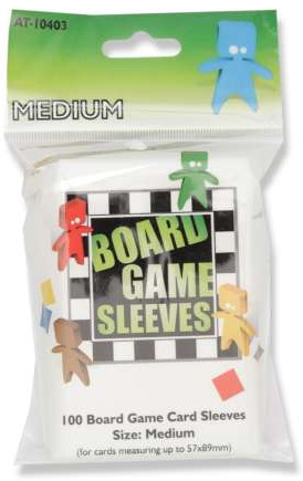 Arcane Tinmen - Confezione 100 Board Game Sleeves Medium 57x89 mm