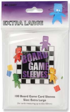 Arcane Tinmen - Confezione 100 Board Game Sleeves Extra Large 65x100 mm