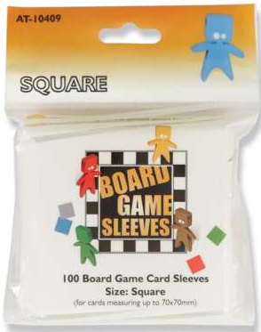 Arcane Tinmen - Confezione 100 Board Game Sleeves Square 70x70 mm