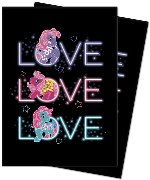 [45] Ultra-PRO - Confezione 100 Sleeves Standard My Little Pony: Retro Neon