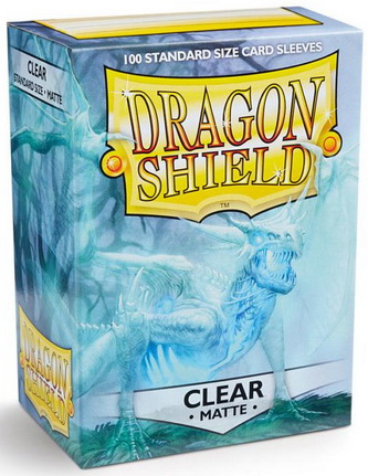 Dragon Shield - Confezione 100 Sleeves Standard Matte Clear