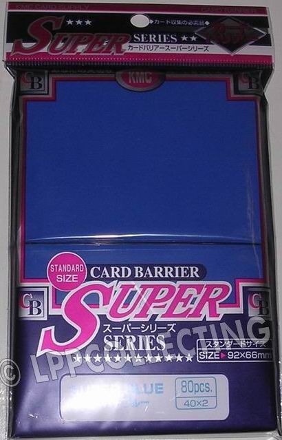 KMC Super Series - Confezione 80 Sleeves Standard Blue [blue]