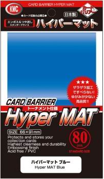KMC Hyper Mat - Confezione 80 Sleeves Standard Blue [blu]