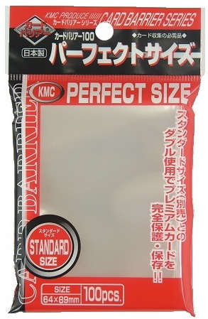 KMC Standard - Confezione 100 Sleeves Perfect Size