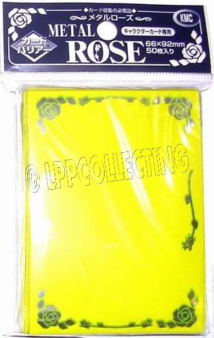 KMC Standard Rose - Confezione 50 Sleeves Rose Yellow