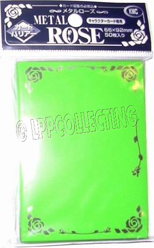 KMC Standard Rose - Confezione 50 Sleeves Rose Green