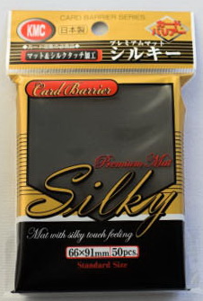 KMC Silky - Confezione 50 Sleeves Standard Premium Mat Silky Black