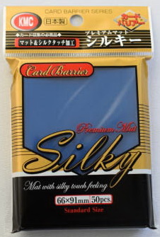 KMC Silky - Confezione 50 Sleeves Standard Premium Mat Silky Blue