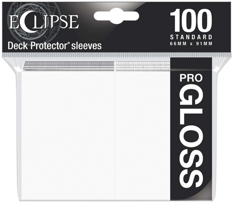 [ECL 2] Ultra Pro - Conf. 100 Sleeves Standard Eclipse Pro Gloss Artic White