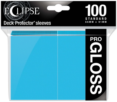 [ECL 8] Ultra Pro - Conf. 100 Sleeves Standard Eclipse Pro Gloss Sky Blue