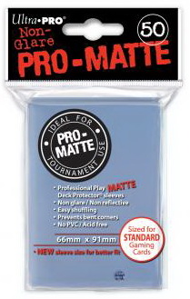 Ultra-PRO - Confezione 50 Sleeves Standard PRO-Matte Clear