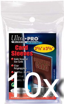 Ultra Pro - 10x Conf. 100 Sleeves Standard Economiche Trasparenti