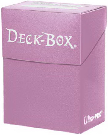 Ultra Pro - Deck Box in plastica Pink