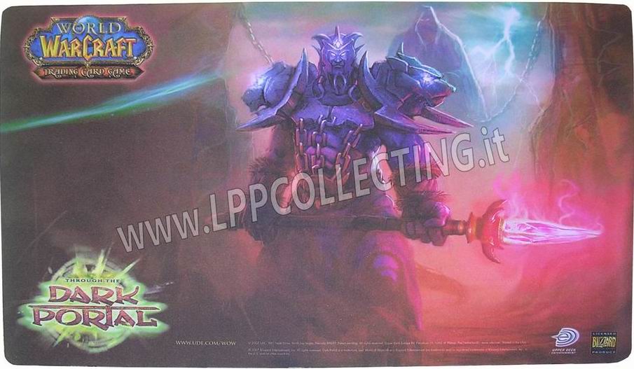 [9] (25) Playmat World of Warcraft: Dark Portal Vindicator Enkallus Playmat