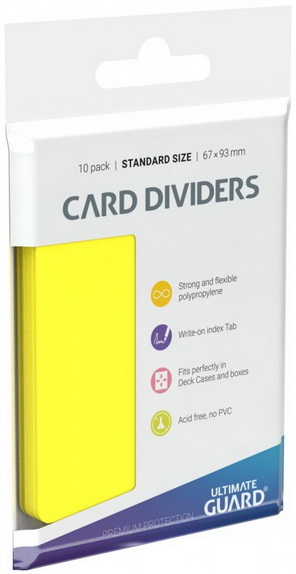 Ultimate Guard - Conf. 10 Divisori Card Dividers Yellow