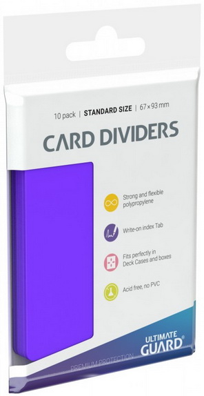 Ultimate Guard - Conf. 10 Divisori Card Dividers Purple