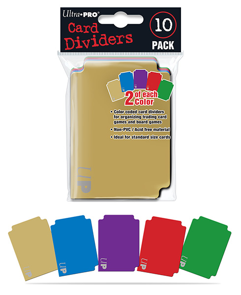 Ultra Pro - Conf. 10 Divisori Card Dividers