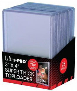 Ultra Pro - Confezione da 25 Toploader 75pt Cards