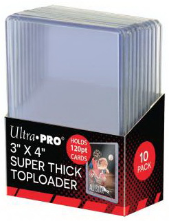 Ultra Pro - Confezione da 10 Toploader 120pt Cards